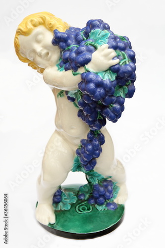 Foto: Putto mit Trauben Putto mit Trauben