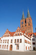 Rathaus von Stendahl mit Marienkirche (Sachsen-Anhalt)