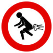 Divieto di accesso ai petomani