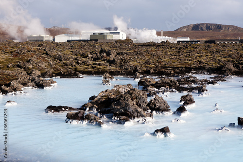 Photo: Blue Lagoon en Islande Blue Lagoon en Islande