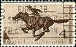 1860-1960. Pony Express. US Postage. 1860-1960. Pony Express. US Postage.