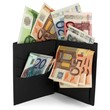 Portemonnaie mit Euroscheinen