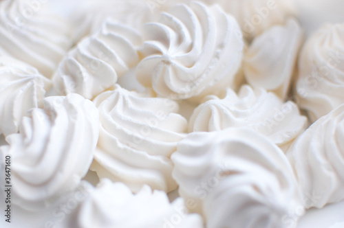 Photo: Meringue closeup Meringue closeup