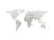 Blue business world map