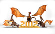 Ilustración: Dragons year 2012 Dragons year 2012