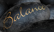 일러스트(JPEG):Schwarze Steine - Balance Schwarze Steine - Balance