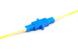 Photo: sc connector with adapter on white background sc connector with adapter on white background