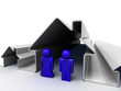 house and couple