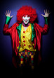 colorful clown