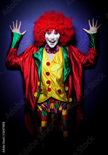 Photo: colorful clown colorful clown
