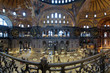 Interior of the Hagia Sophia in Istanbul, Turkey