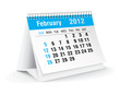 february 2012 desk calendar february 2012 desk calendar