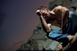 Muscular body of an handsome bodybuilder Muscular body of an handsome bodybuilder