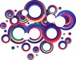 multi colored bubbles