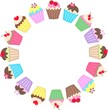 cupcake frame