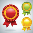 Collection of three vector Medals
