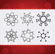 Creative christmas snowflakes Creative christmas snowflakes