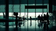Video: People in airport People in airport