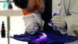 CSI Using UV Light for Trace Evidence
