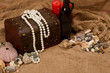 sea pearls and stones