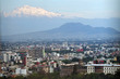 View of Mexico City and Volcano Mountain