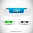 Stickers on the edge of the (web) page