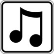 Vektor: Musik Note Schild Zeichen Symbol Piktogramm Grafik Musik Note Schild Zeichen Symbol Piktogramm Grafik