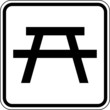 Rastplatz Rasten Schild Zeichen Symbol Grafik