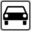 Auto PKW Parkplatz KFZ Schild Zeichen Symbol