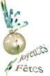 Fêtes de Noël (vert, jaune)