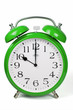 Wecker 10 Uhr / Ten a clock  - grün / green