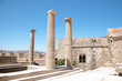 Ruins of ancient temple. Lindos. Rhodes island. Greece Ruins of ancient temple. Lindos. Rhodes island. Greece