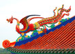 Colorful Of Phoenix On Roof Colorful Of Phoenix On Roof