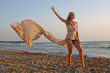 Beautiful woman at the beach
