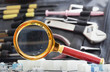 Photo: Magnifier against a tooling Magnifier against a tooling