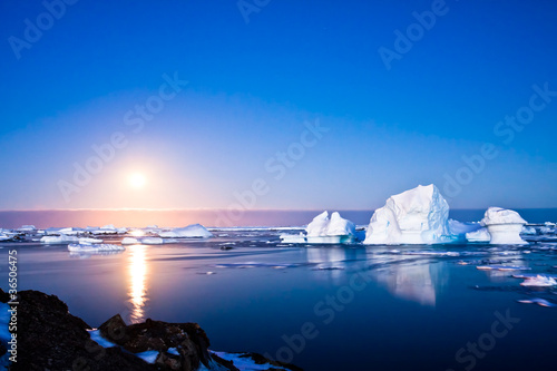 Photo: Summer night in Antarctica Summer night in Antarctica
