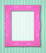 Ornamental frame on a stripy background Ornamental frame on a stripy background