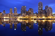 Downtown Vancouver Condos, Early Morning Downtown Vancouver Condos, Early Morning