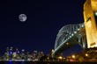 Moon Night at Sydney Habour Bridge Moon Night at Sydney Habour Bridge