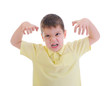 Angry little boy