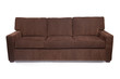Brown micro fiber couch sofa