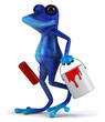 Blue frog