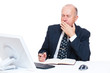 tired senior businessman tired senior businessman
