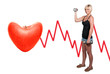 Photo: Woman Working with Weights Woman Working with Weights