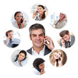Illustration about business communication
