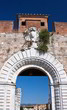 Entrance to the tower of Pisa