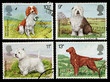 Britain Dog Postage Stamps