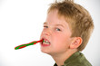 wild tooth-brushing