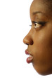 profil d'une jeune femme africaine profil d'une jeune femme africaine