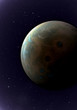 planet with stars